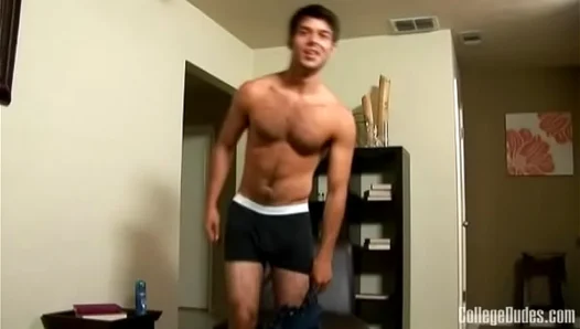 Diegos Sensual Solo Ride Ends in a Creamy Finale – Hot Gay Twink 18+