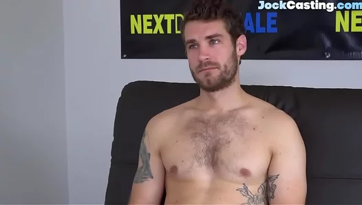 Inked Otter Jerks Off Slow-Mo for Steamy Sofa Casting Call – Gay Solo Play