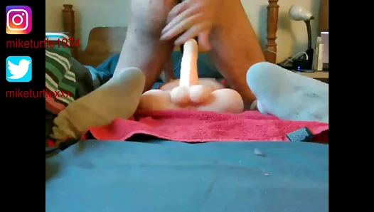 Stud Rides Huge Black dildo Hard — Moans Fill Steamy 12-Minute Session