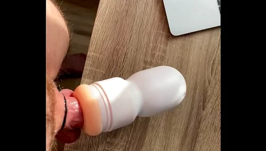Amateur Guy Jerks Off in Hot Solo Session – Joy Cup Fills Fast – 18+