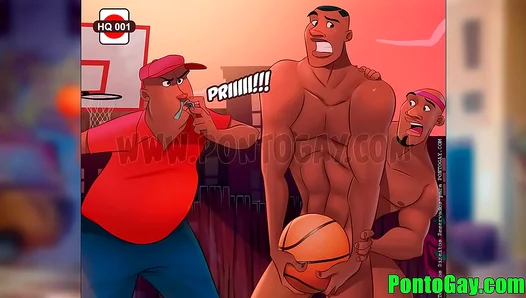 Intense Workout Lust: Big-Cock Ballers Heat Up in Steamy Gay Action – 18+