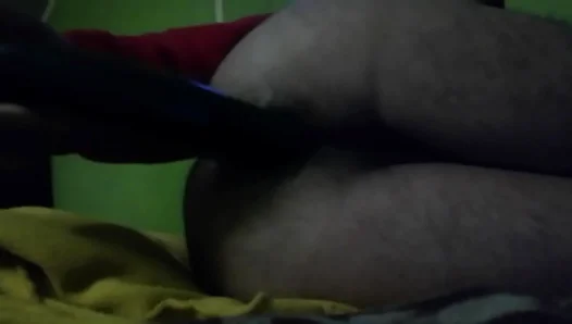 Horny Hairy Bear Fucks Himself Deep with a Thick Cucumber – Steamy Solo Play
