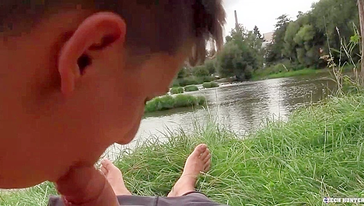 Twink Rides Hard Under Open Sky — Steamy Gay Sex by the Lake – XXX