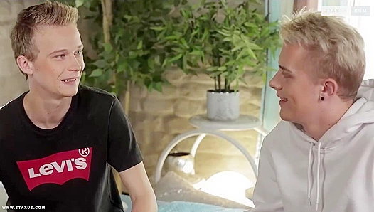 Blonde Duo Ignites Passion: Jamie Calvin Timmy Go Wild – GayXXXHeat 18+