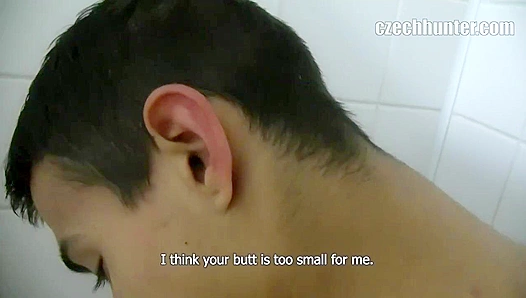 Skinny Twink Takes It All in a Hot Bathroom Fuck Fest – XXX Gay