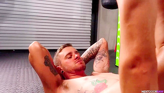 Ryan Jordan Ashton Silvers Go Full Throttle in Steamy Locker Room Action – NextDoorRaw