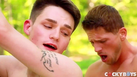 Avery Jones Takes Roman Todds Bare Load Outside – Wild Outdoor Fuck CockyBoys
