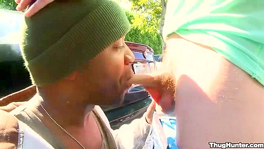 Jackson Klein Takes Black Cock Outdoors – An Interracial Anal Ride – 18+