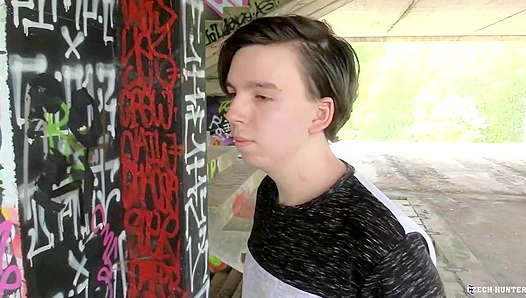 Soft-Bellied Cutie Takes It Hard in Public – Naughty Gay Fun 18+