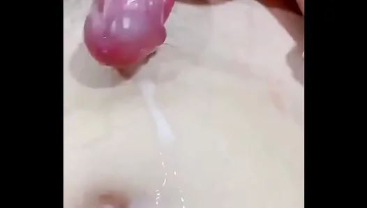 White God Unleashes Torrential Load in Mind-Blowing Solo Cumshot – 18+