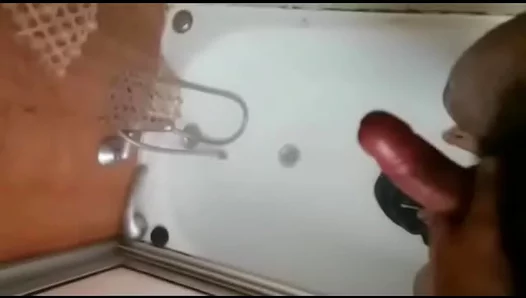 Hot Post-Workout Showersolo: Jerking Off Hard Until Explosive Creamy Load