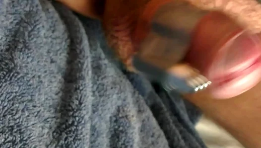 Intense Orgasm: SlugsOfCumGuy Overloaded by Vibe on Hard Cock – 18+