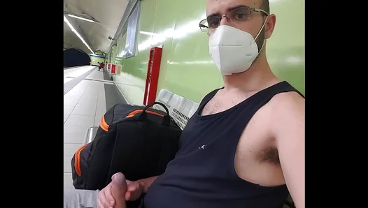 She Takes Control: Steamy Public Domination on the Subway – PublicGayXXX