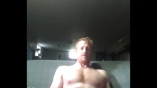 Savoring Himself: Ginger Swallows His Load in Raw Solo Glory – 18+