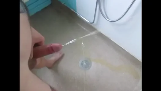 Jacobs Soapy Blowjob Fantasy: Shaved, Uncut Peeing in the Shower – 18+