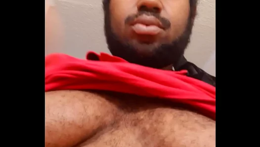 Thomas Moans Loud as He Jerks Off His Thick Black Cock – Steamy Gay Solo POV