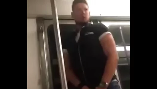 Twink-on-Twink Glory Hole Fun: Steamy Gay Blowbang on the Subway Ride