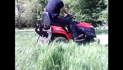 Farming Pleasure: Cucumber Ass Play on the Tractor – Steamy Gay Toys 18+