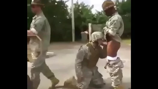 Hardcore Blowjob Action Between Fit Soldiers Mid-Military Drill – XXXPornMilfs 18+