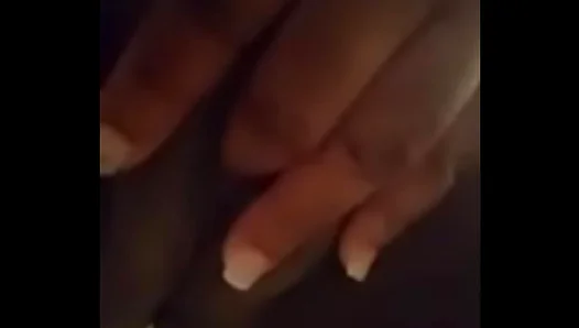 Ebony Goddess Drips With Pleasure as She Teases Her Wet Pussy Alone