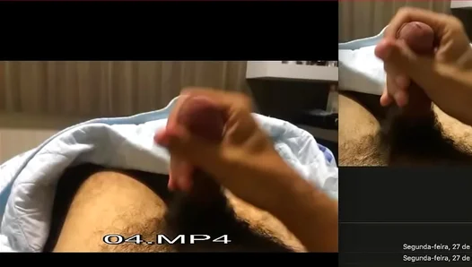 Horny Brazilian Shows Off His Thick, Hairy Hard-On in Steamy Masturbate Scene – 18+