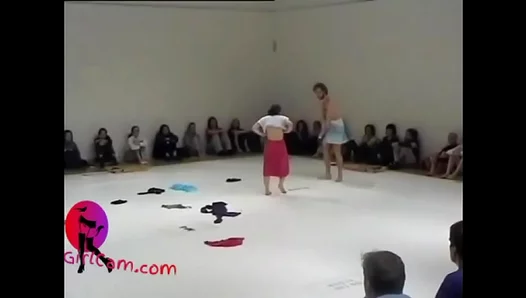 Seductive Nude Dance: Sensual Lesbian Erotica Art – HotGirlsOnly 18+