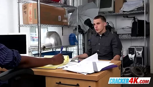 Hot Interracial Audition: Black Stud Dominates Russian Ass Role – 18+