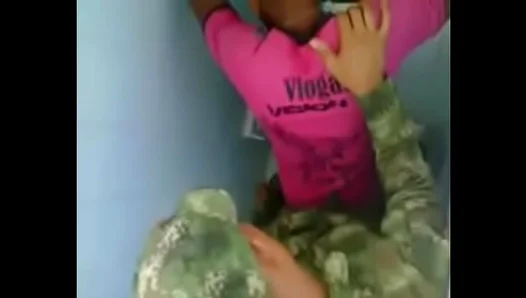 Uniformed Soldiers Share Steamy Encounter in Colombian Restroom – Gay Military Action 18+