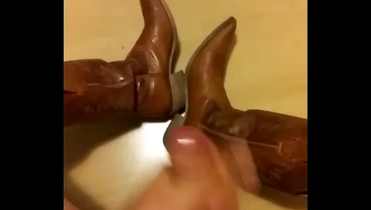Hot Load Explosion: Cowboys Boots Drenched in Thick Cum – 18+