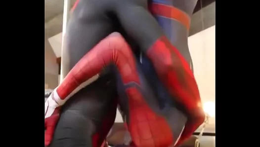 Spidey Sucks Hard: Web-Slinging Lust in Hot Superhero Blowbang Action – 18+