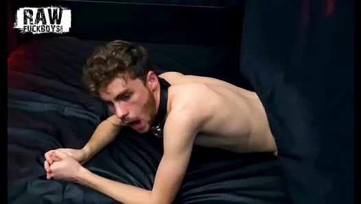 Scruffy Twink Takes It Deep from a Hung Furry Jock — No Condom, All Passion