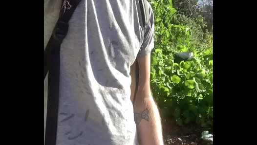Public Masturbation Rush: Gay Exhibitionist Gets Off Outdoors – HotGayPorn 18+