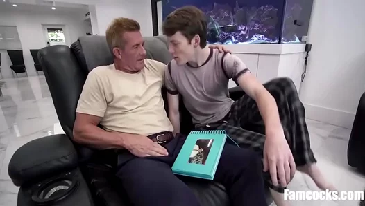 Stepson Finds Bliss Riding His Mentors Thick Cock – Steamy Gay Encounter