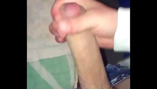 Massive Hard-on Fuels Hot Solo Ride Ending in Thick Cream Blast