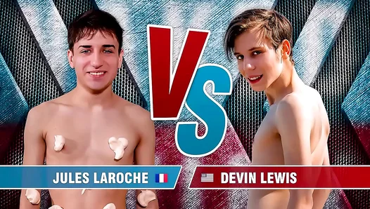 Steamy Showdown: Devin Lewis Jules Laroche Get Naughty in Twin Soak – GayTwinks 18+