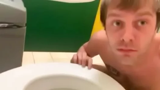Exposed Dominated: Raw Public Bathroom Power Play – GayXXX 18+
