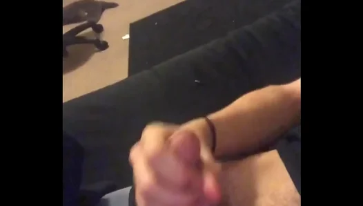 Horny Hairy Teen Jizzes Hard in Steamy Solo Gay Session – 18+