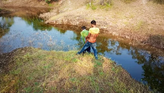 Steamy Jungle Rendezvous: Indian Villagers Dive into Forbidden Lust – GayHindiPorn 18+