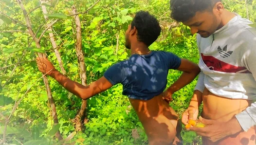 Breathless Bent Over — Wild Gay Sex Deep in the Forbidden Forest – 18+