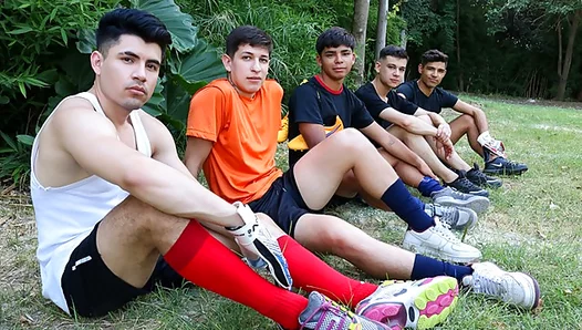 Sweat-Drenched Soccer Studs Share Fiery Post-Match Fuck – GayPornHeat 18+