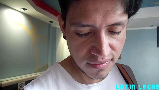 Latin Stud Takes a Thick Load Across His Face – Epic Cum Shot