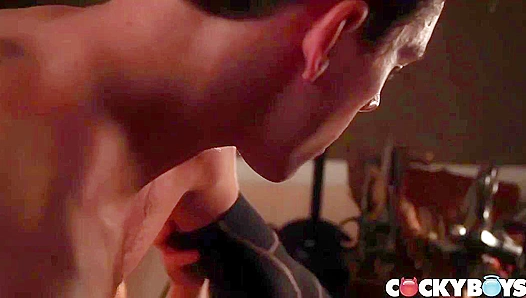 Levi Michaels Takes It All Down Throat, Rides Tayte Hansons Hard Cock – CockyBoys