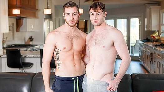 Neighboring Heat: Carter Woods Michael Boston Go Hard In Raw Anal Ride
