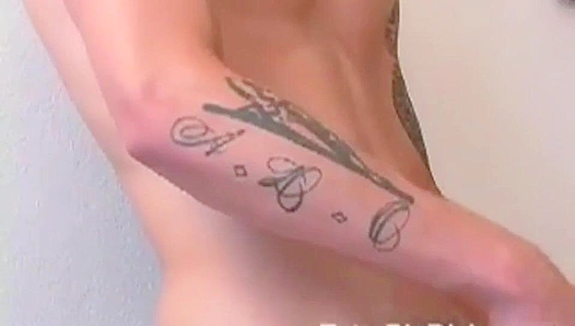 Santinos Curly Cock tease — Massive Hard-on Solo Play Session