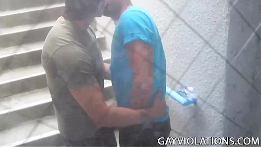 Hot Gay Guys Get Caught Fucking Hard Outdoors – Steamy XXX Action