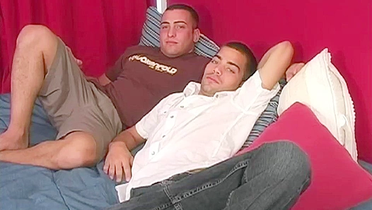 Rex Keegan Get Horny Together — Hot Circle Jerk Fun – GayPornChat 18+
