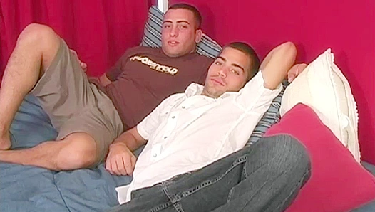 Rex Keegan Get Horny Together — Hot Circle Jerk Fun – GayPornChat 18+