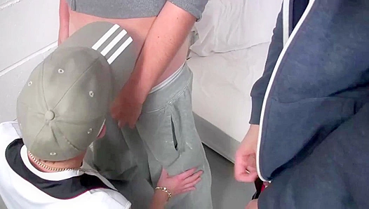 Three Hungry Lads Share One Tight Hole – Wild Ride at Staxus
