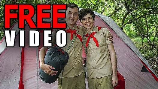 Scout Unleashes His Monster Dick — Camping Just Got Filthy Hot