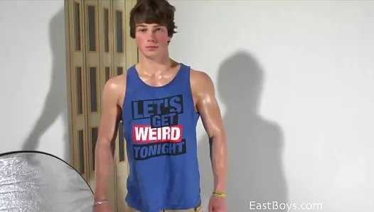 Cutie 18+ Strips Down Flexes Hard for Hung Cocks – Pure Gay Muscle Fantasy